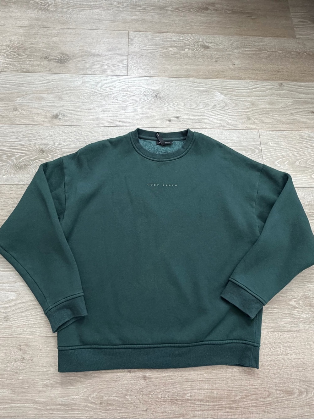 Women’s Cozy Earth Crewneck Sweatshirt - Dark Green